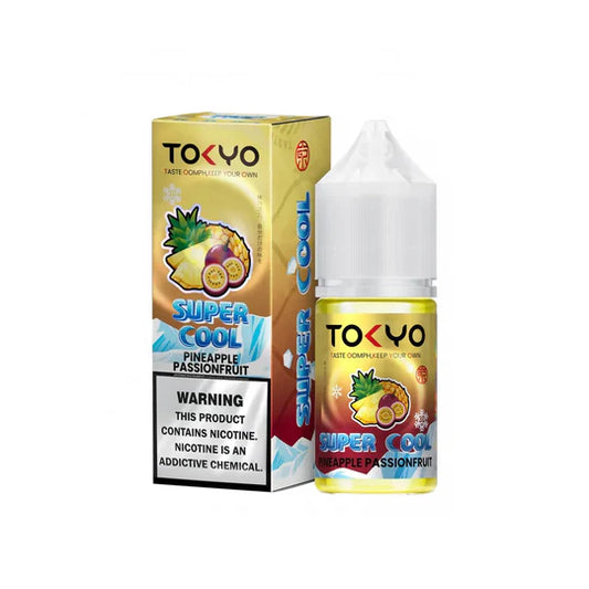 TOKYO SUPER COOL PINEAPPLE PASSION FRUIT ICE SALTNIC 30ML